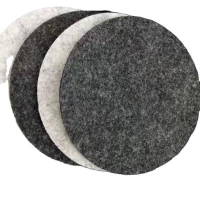 China Viable Black Coasters For Absorbent Felt 8 Side Beverage Set for sale