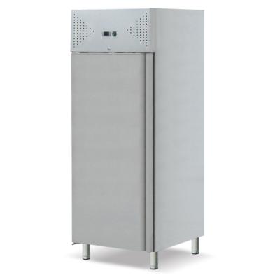 China Single-Temperature Stainless Steel Refrigerator Ventilated Single Door Upright Refrigerator for sale