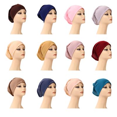 China Soft Smooth Hijab Cap Muslim Feeling Cotton Under Scarf Hijab Cap Inner Caps Accept LOGO Color Designer Hijab Supplier for sale