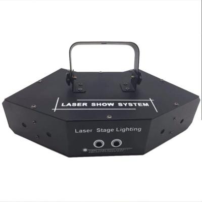 China Six-eye laser light sector pattern scanning full color laser light six-eye sector laser for sale