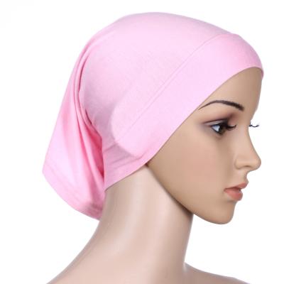 China Wholesale Mercerized Soft Feeling Cotton Elastic Mercerized Tank Top Good Inside Under Hat Scarf Tube Hood Hijabs for sale