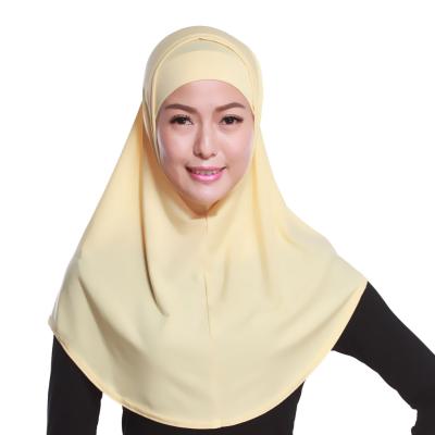 China 2pcs Soft Smooth High Quality Muslim Long Hood LM Feeling Inner Scarf For Muslim Women for sale