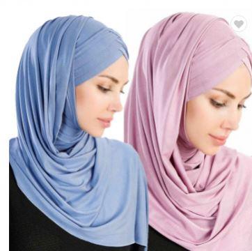 China 2019 Latest Design Fashion Scarf Cotton Stretch Premium Convenient Tank Top Betrayal Head Scarf Hijab Wrap for sale