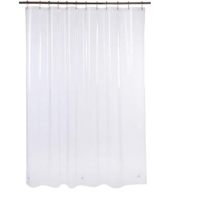 China Durable Heavy Duty Non-Toxic 8 Gauge PEVA Shower Curtain Frosted Liner for sale