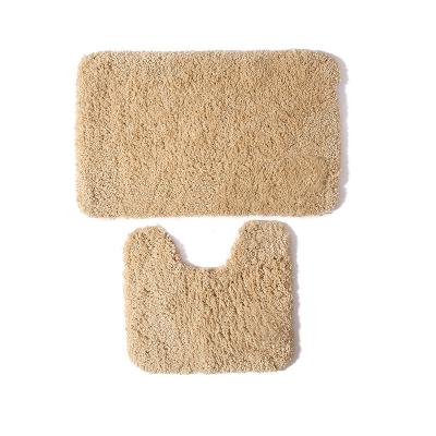 China American Style Chenille Bath Cover Extra Soft Absorbent Bathroom Mat Rugs for sale