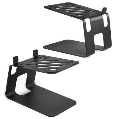 China Metal Desktop Desktop Vaydeer Audio Stand Professional 1 Pair Special Slope Design Monitor Speaker Stands for sale