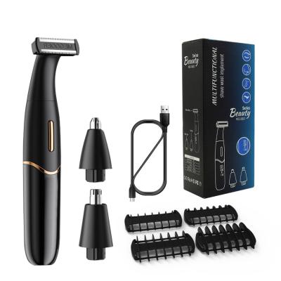 China Triple Blade 3 in 1 Multifunctional Hair Removal Machine Electric Hair Removal Machine Ear Eyebrow Face Armpit Leg Trimmer for sale