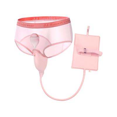 China Women's Reusable Silicone Patient Incontinence Urine Collection Portable Paralyzed Smart Panties Plain Weave for sale