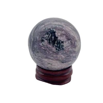 China China Crystal Ball Beautiful Natural Purple Dragonshard Wholesale Crystal Ball For Decoration for sale