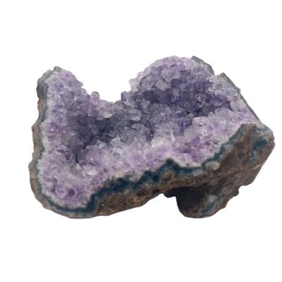 China China Wholesale Natural Rock Amethyst Geode Small Crystal Cluster High Quality Purple Quartz for sale