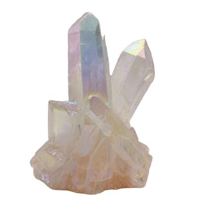 China Hot Selling China Aura Crystal Quartz Natural Rough White/Clear Crystal Cluster Wholesale for sale