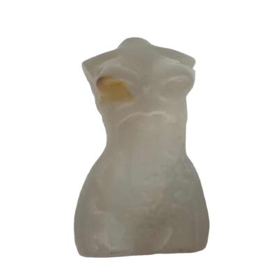 China China Wedding Souvenirs For Guests Healing Spiritual Healing Products Crystal Model Woman Bust Stone White for sale