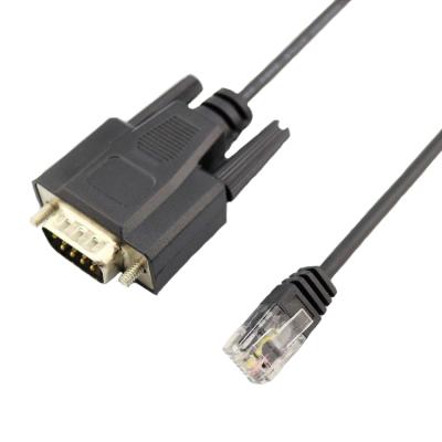 China Customize PVC Jacket 24AWG RJ12 Coaxial Cable DB9 RS232 To Pin 6p6c Connector Control Line Patch Cable Industrial Cable DKDSI for sale