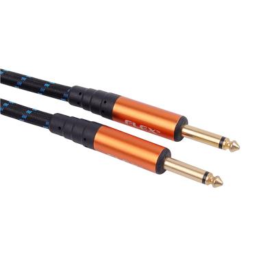 China Wholesale 1/4inch COAXIAL audio cable low noise speaker for musical instrument cable, guitar cable for sale