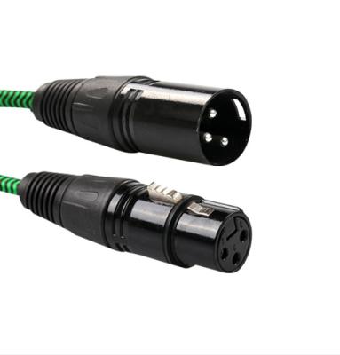 China OEM Hi End Flexible Microfono Microphone 3 Pin Connector XLR Jack Male To XLR DMX Flexible Audio Female Cable for sale