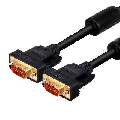 China TV Broadcast 1.5M Male To Male Extension 3+6 Cable Adapter Connecting Laptop To TV Monitor VGA Cable for sale