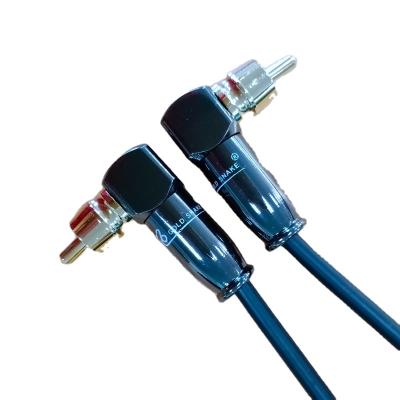 China Factory good quality high end RCA cable DC3.5mm TRS aux speaker. to RCA car audio cable 6.5 video jack to right angle rca kabel for sale