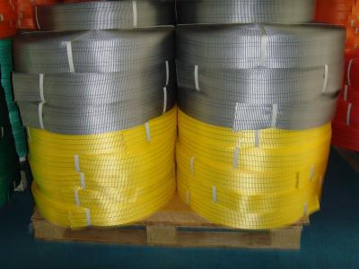 China O Webbing modelado de alta elasticidade do poliéster para o reboque amarra para baixo correias à venda