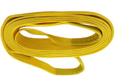 China Crane Flat Web Lifting Slings / Heavy Duty Sling Soft Smooth Surface for sale