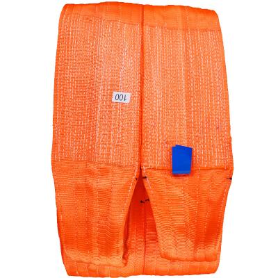 China Duplexpolyester-Hebegurt-orange Farbe des gewebten Materials 60T zu verkaufen