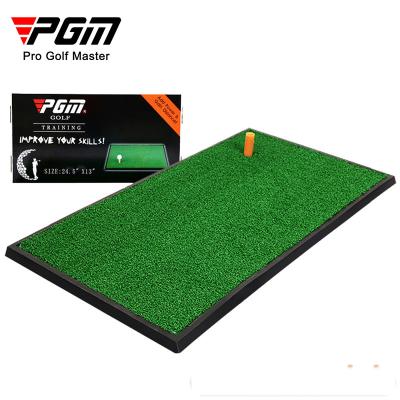 China Golf Practice Mats Hitting PGM DJD004 Driving Golf Chipping Mat Practice With Base for sale