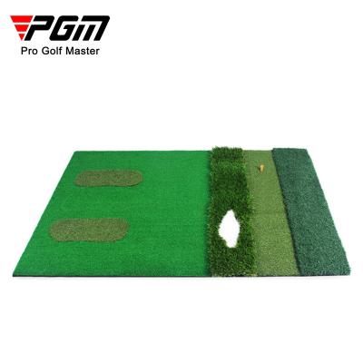 China Hitting golf practice mats PGM DJD010 4 in 1 golf hitting driving mats multi range practice golf mat for sale