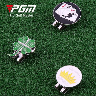 China PGM MK010 Magnetic Golf Ball Marker Cap Clip Pattern Golf Markers MK010 for sale