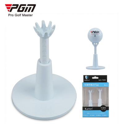 China New PGM QT019 Plastic Adjustable Rubber Golf Tee White Golf Tee for sale