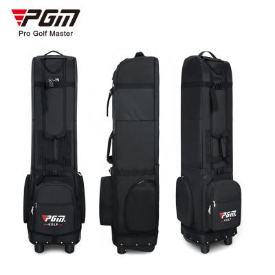 China PGM HKB012 Large Capacity Foldable Golf Bag Travel Case Golf Travel Bag With Wheels for sale