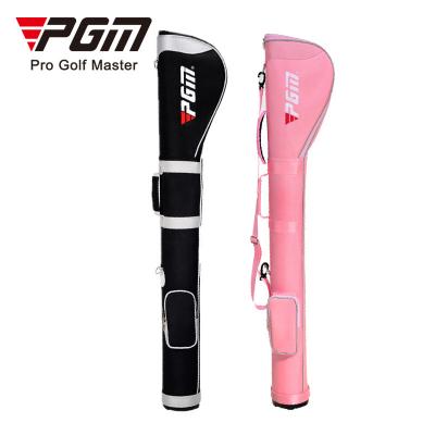 China PGM QIAB001 Large Capacity Pink Golf Gun Bag Small Standing Half Sunday Golf Bag for sale