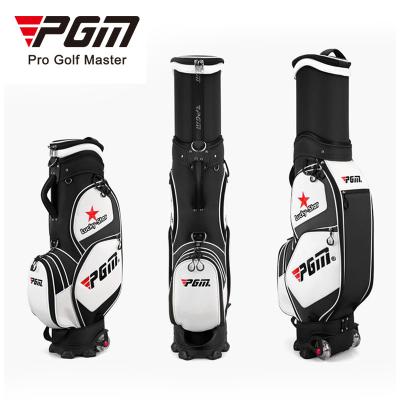 China Outdoor Golf Activity PGM QB088 Kids Golf Travel Bag Nylon Golf Bag 2 Wheels Golf Bag For Sale for sale