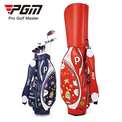 China PGM QB104 Large Capacity Cartoon Trolley Golf Staff Bag Funny Tour Caddy Bag For Lady for sale