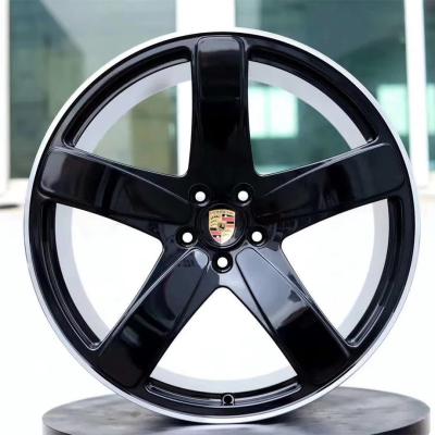 China Custom 21 Inch Porsche Macan Sport Classic OEM Wheels Painted In Satin Platinum for sale