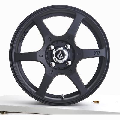 China 16x7J Flow Form Wheels Matte Black Painted Rims Light Weight for Honda Fit for sale