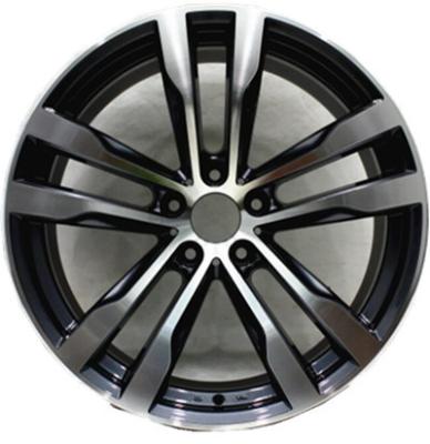 China 20 Inch Aluminum Alloy Wheels 5x120 Bolt Pattern Aftermarket Rims Black Painted for BMW for sale