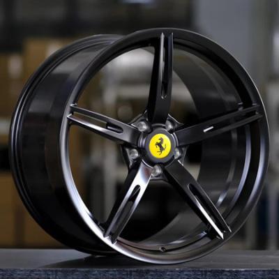 China BA72 Black Ferrari Monza Roma Portofino Wheels Custom Forged Monoblock Rim for sale