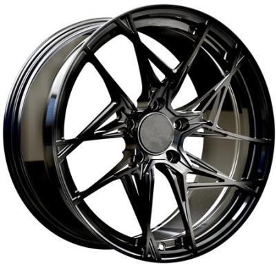 China BA74 light weight Forged Monoblock Rims Black Custom Benz BMW Audi Wheel for sale