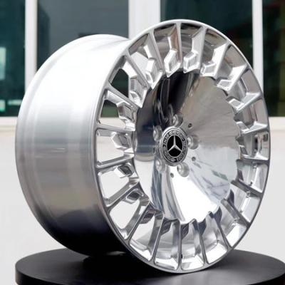 China BA76 Benz CLA GLA GLB GLC GLE GLS AMG 63 Wheel Chrome Forged Monoblock Rim for sale