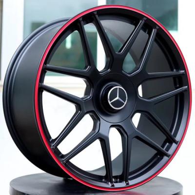 China BA81 BENZ CLA GLA GLB GLC GLE GLS AMG 63 Wheel black Forged Monoblock wheel for sale