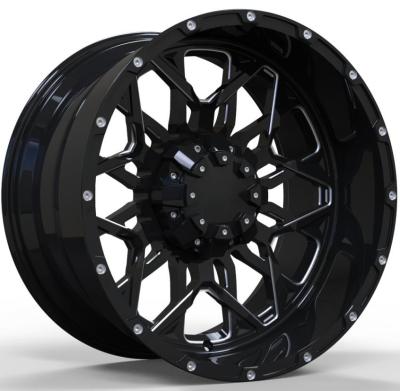 China BBW46 Custom Mitsubishi Pajero Sport 26x16 24x14 22x12 22x10 6x139.7 107.4 Big Big Wheel for sale