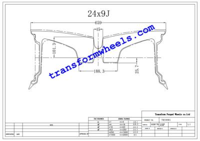 China 24 Inch ​Monoblock Forging Wheels Blanks Raw Machining Blanks Drawing for sale