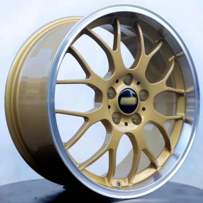 China STL10 Like BBS Style Classic Custom Forged Wheels Matte Yellow Alloy 6061 for sale