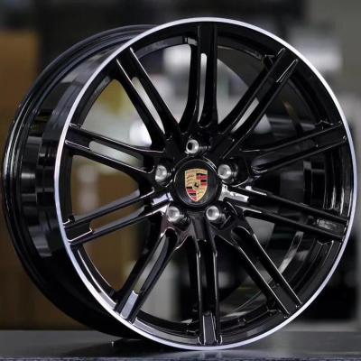 China Custom 21-Inch Porsche Cayenne 957 958 Sport Edition OEM Wheel High Gloss Black for sale