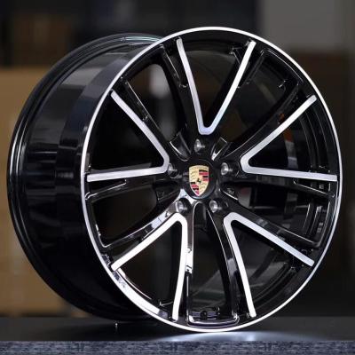 China Custom 21-Inch Porsche Panamera Exclusive Design OEM Wheel High Gloss Black for sale