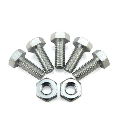 China M12 M16 A2-70 A4-70 A4-80 SS304 SS 316 Hex Bolts And Nuts S32750 32760 en venta