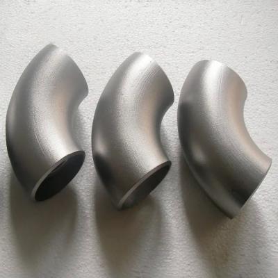 China 90 / 45 / 180 Degree Titanium Alloy Elbows Butt Welding Elbow Titanium Pipe Fittings for sale