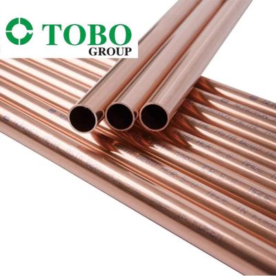 China 6mm 8mm Diameter T1 T2 C10100 C10200 Copper Tube Price 99.99% Copper Pipe 6 Inch Copper Nickel Pipe Cooper Tube Price à venda