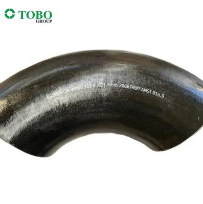 China Butt Welded Fittings ASTM A234 WP91 Alloy Steel Seamless 90 Degree Long Radius Pipe Elbows for sale