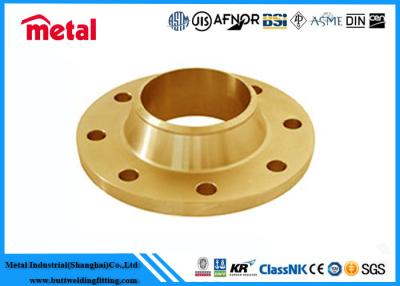 China Corrosion Resistance Copper Nickel Flanges , ASTM B608 C70600 Copper Flange Fittings for sale