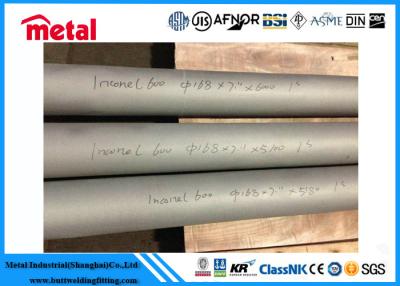 China Round Nickel Alloy Pipe Inconel 600 NO6600 For Construction Structure for sale